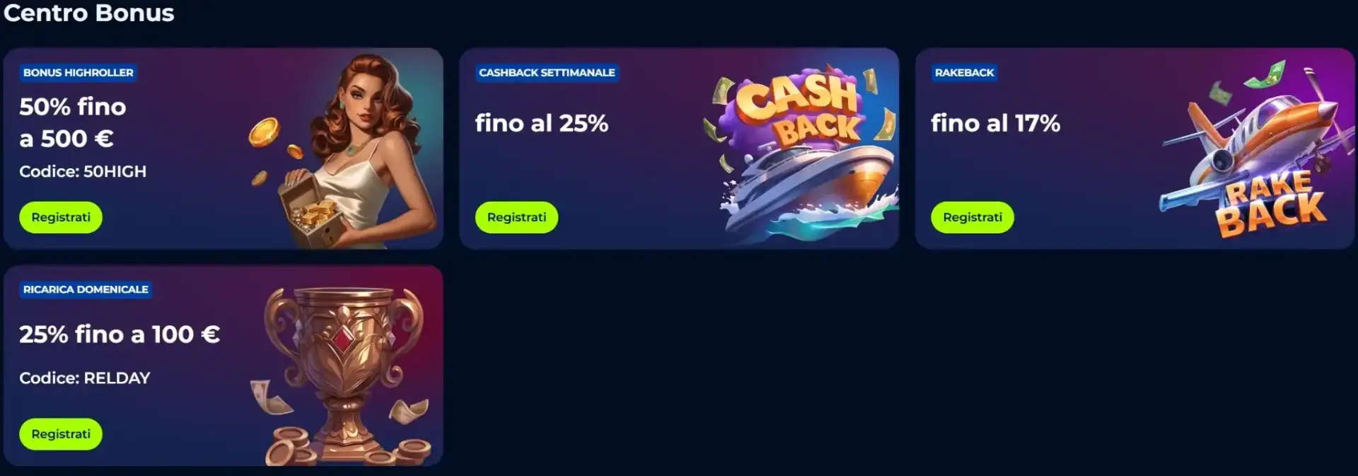 Terzo Deposito Bonus